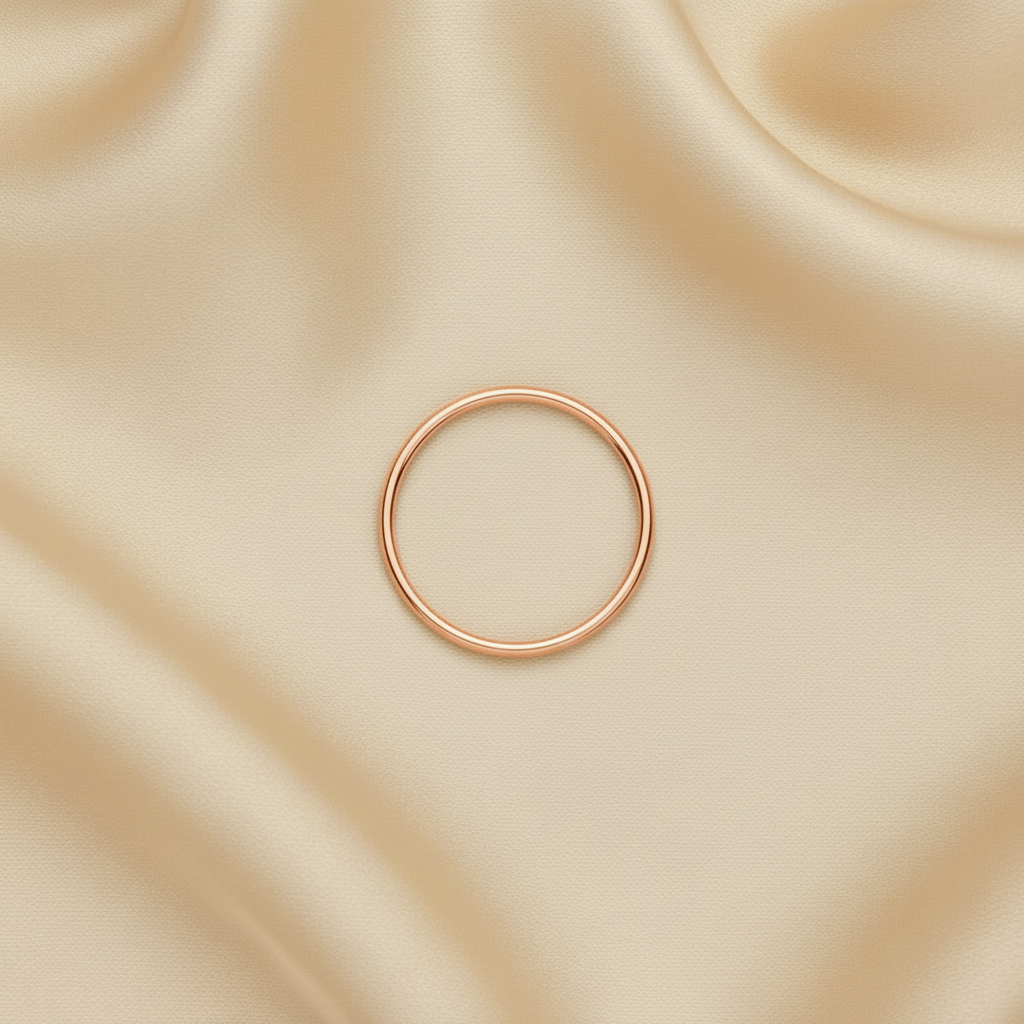 Rose Gold Thin Band Ring